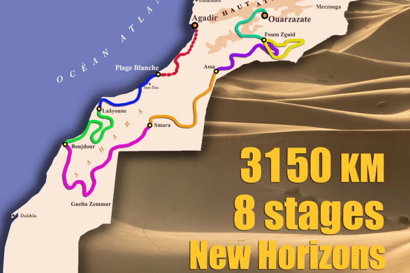 2025 Morocco Desert Challenge route revised