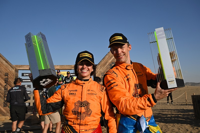 Average gap between  male and female Extreme E drivers narrowed to 1.1 seconds in&nbsp;2024