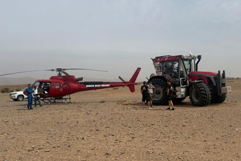 2025 Morocco Desert Challenge: Stage 6 cut short by severe&nbsp;wind