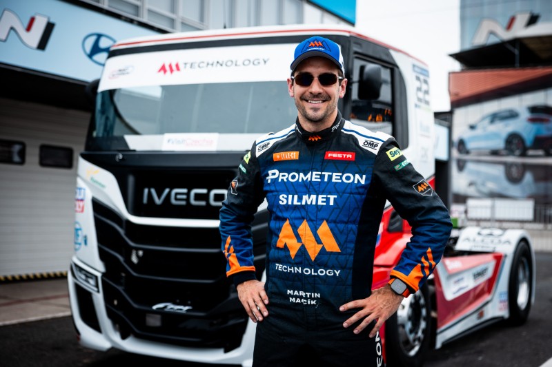 Martin Macik Jr. entering FIA European Truck Racing Championship’s Czech Truck Prix