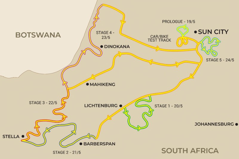2025 South African Safari Rally route revised (updated May 13)