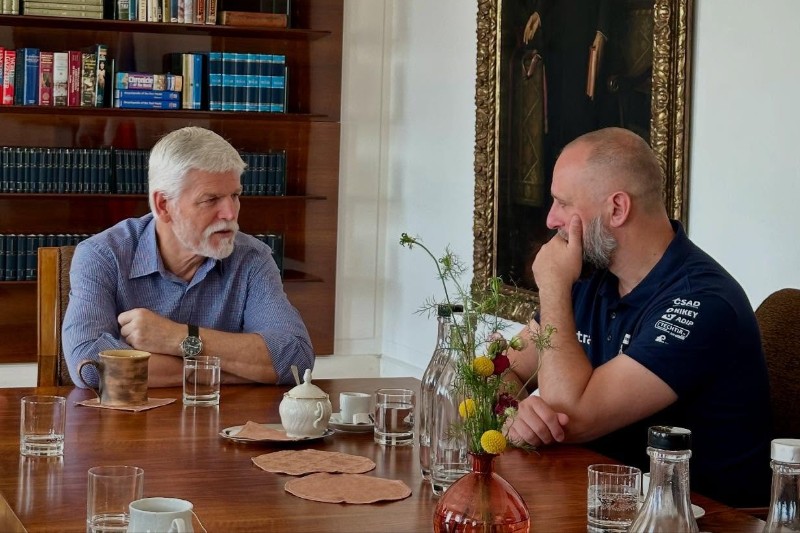 Petr Pavel meets Fesh Fesh at Prague&nbsp;Castle