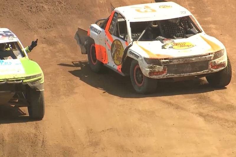 Funk flips, Miller flipped off at ERX