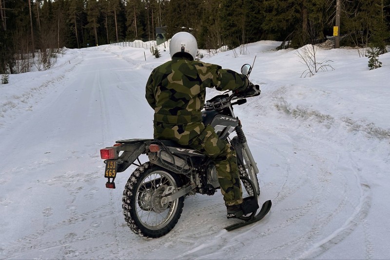 Swedish Armed Forces to ride with Yamaha XT250s