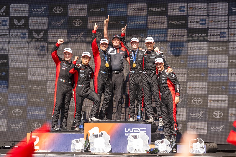 Toyota top 5 sweep just the second in WRC history