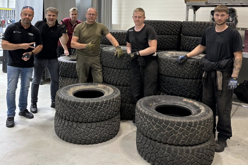 TGR Baltics sending 30-plus rally raid tires to Ukraine