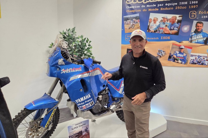 Stephane Peterhansel reunites with YZE850T at Trail 70&nbsp;anniversary