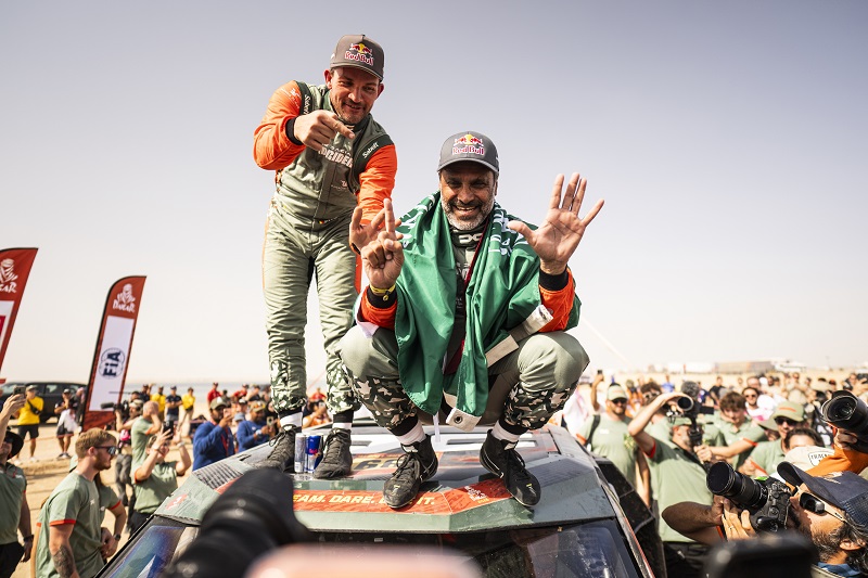 2026 Dakar Rally: Nasser Al-Attiyah and Dacia beat Ford to Ultimate top&nbsp;step