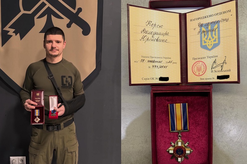 Volodymyr Korsia honored with Order for&nbsp;Courage