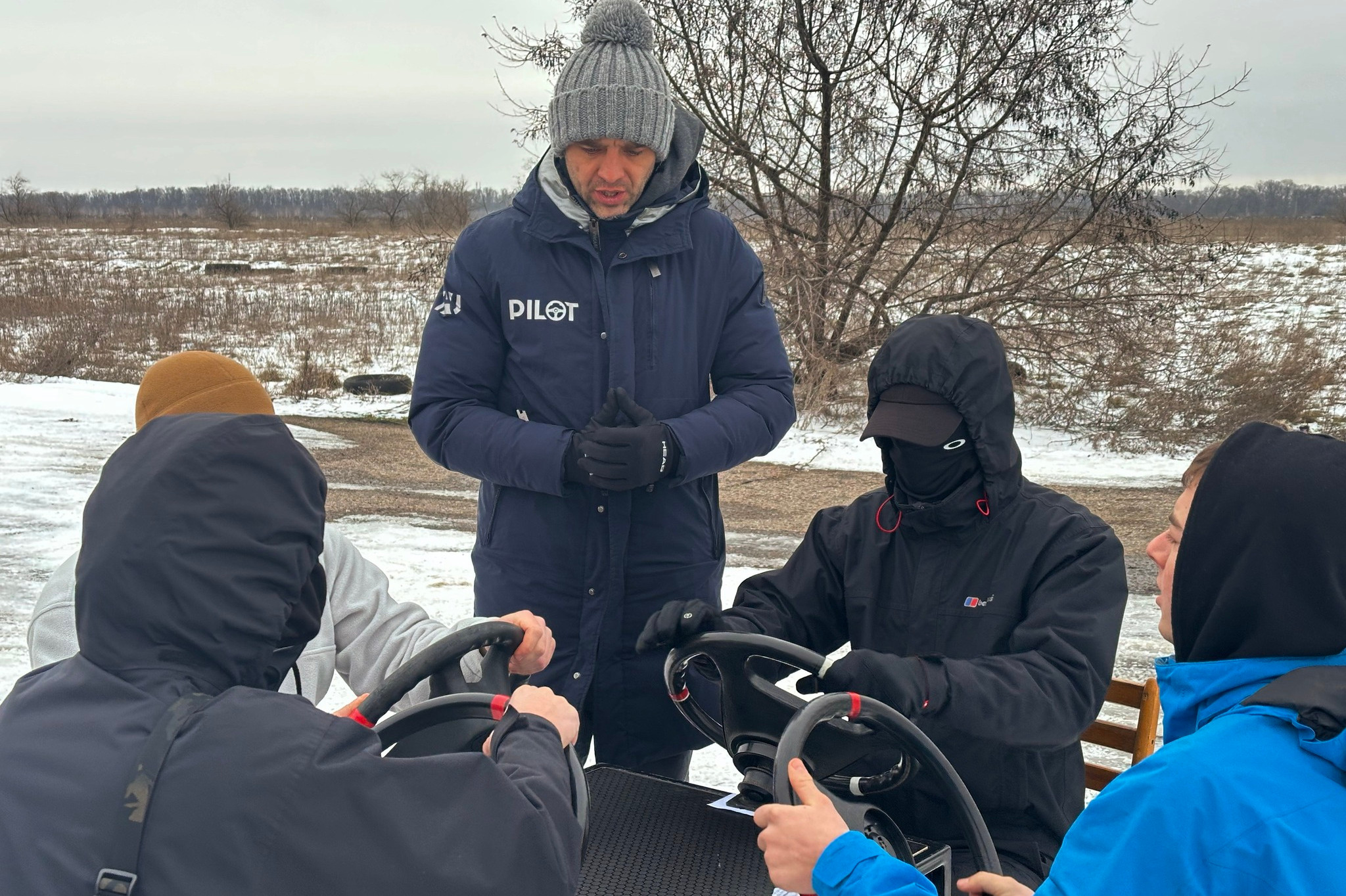 FAU trains Odesa Military Academy cadets in truck driving