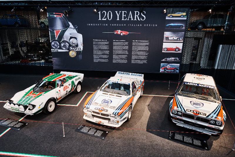 “Lancia 120 Years” exhibited at Autoworld