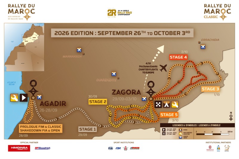 2026 Rallye du Maroc route