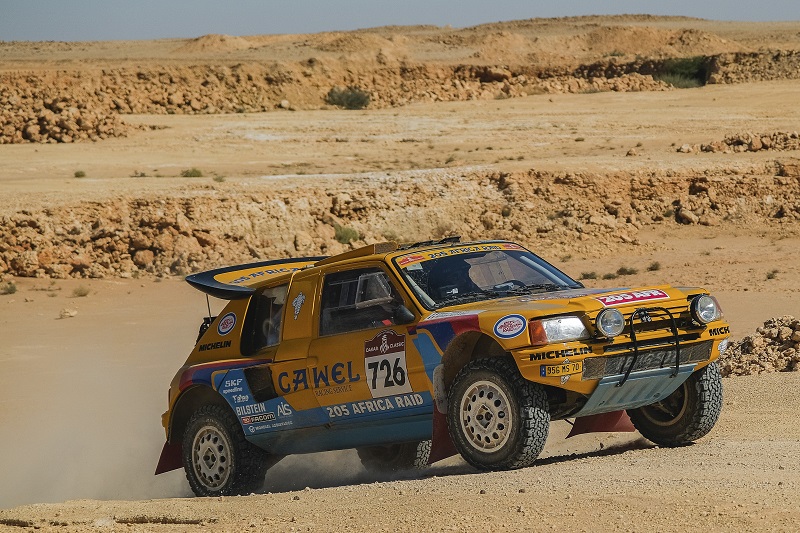 205 Africa Raid heading to Goodwood