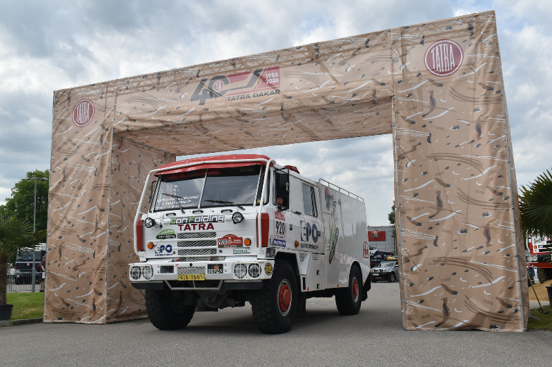 25 Tatra rally trucks displayed at Koprivnice Technology Days
