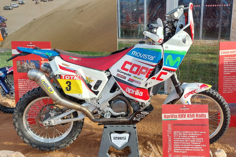 Francisco Lopez Contardo’s 2011 Aprilia RXV 4.5 Tuareg up for sale
