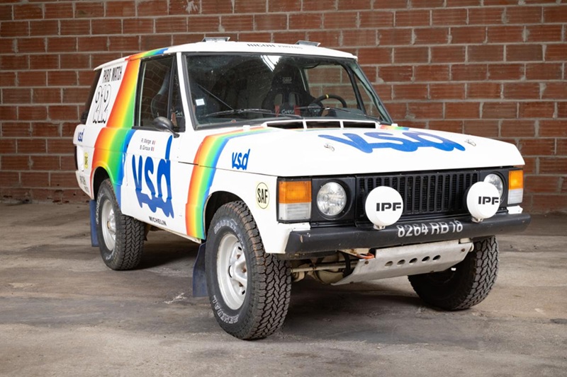 Fabrice Pillault’s Dakar Range Rover up for auction as Rene Metge replica