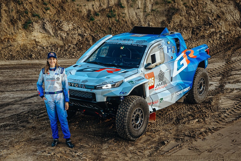 Dania Akeel to race Toyota DKR GR FC Hilux